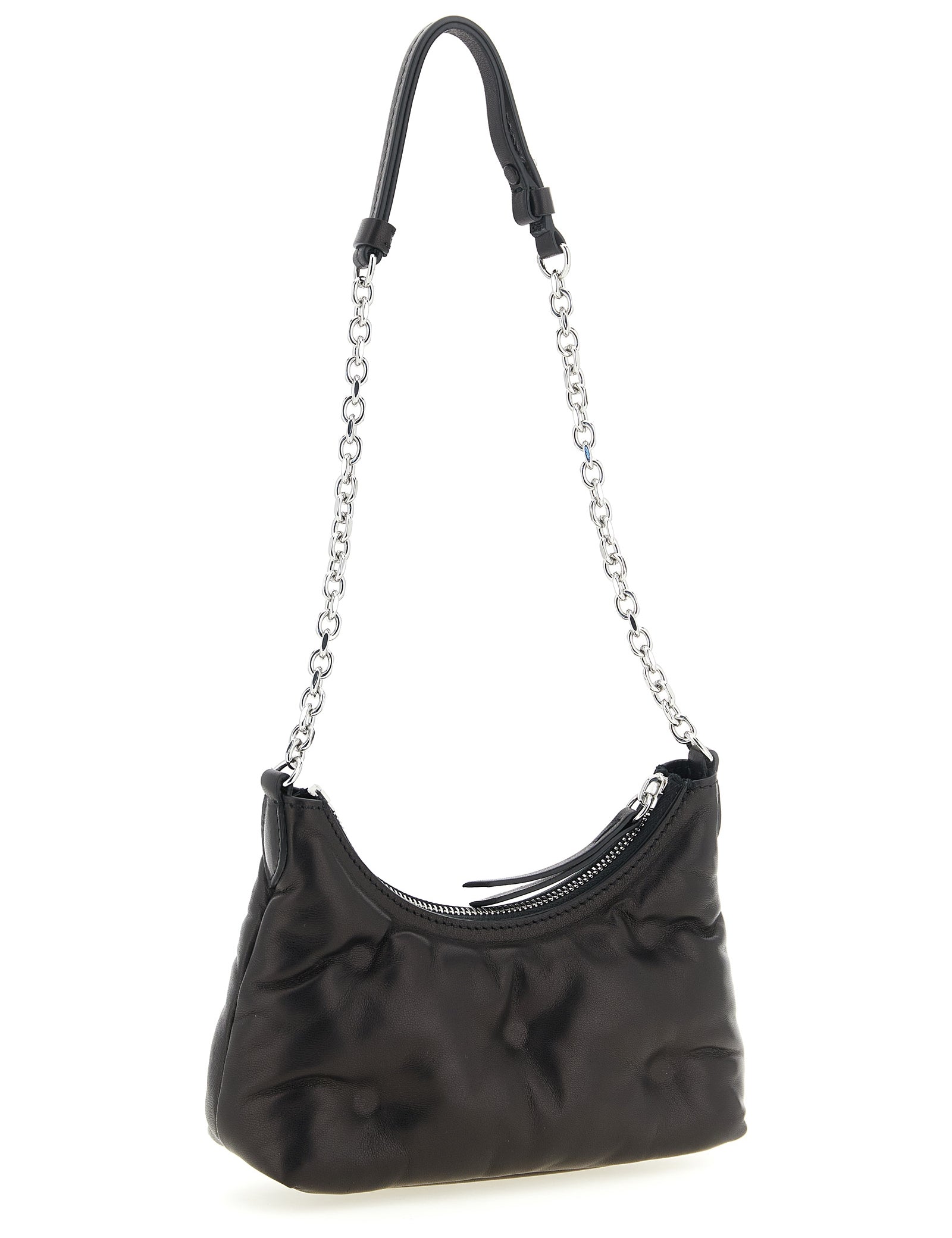 Maison Margiela Black Lamb Leather Crossbody Bag