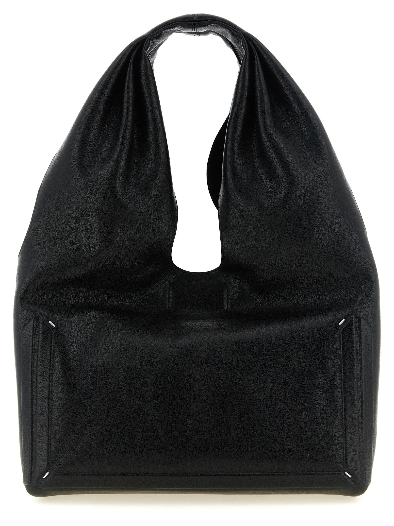 Maison Margiela Black Lambskin Shoulder Bag