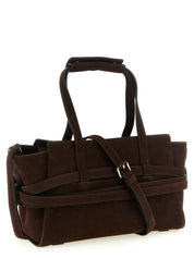 Moschino Brown Calfskin Handbag