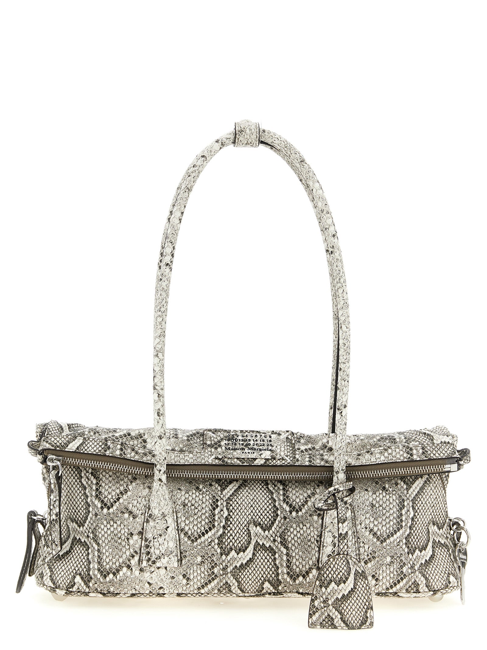 Maison Margiela White Goat Leather Shoulder Bag