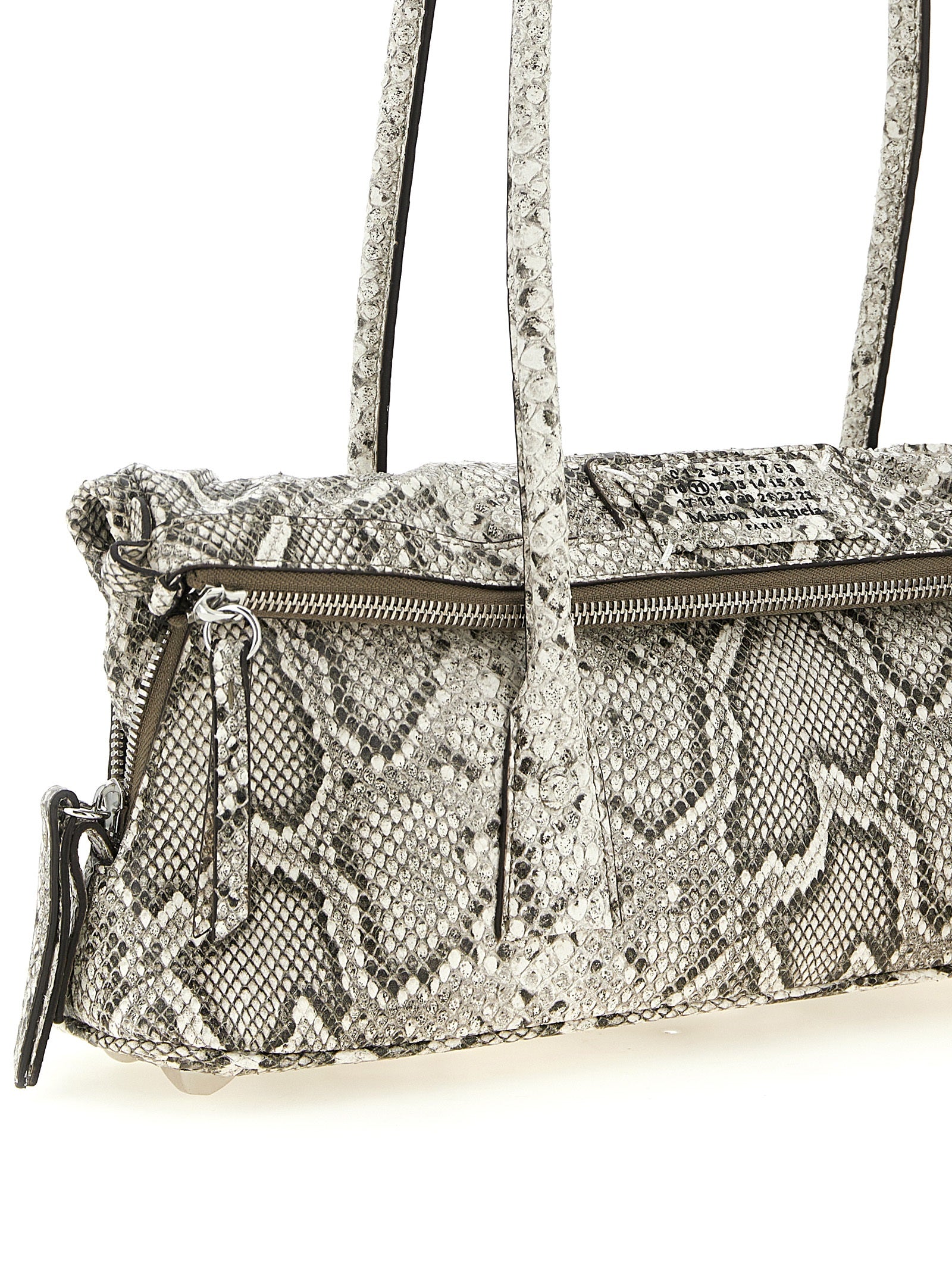 Maison Margiela White Goat Leather Shoulder Bag