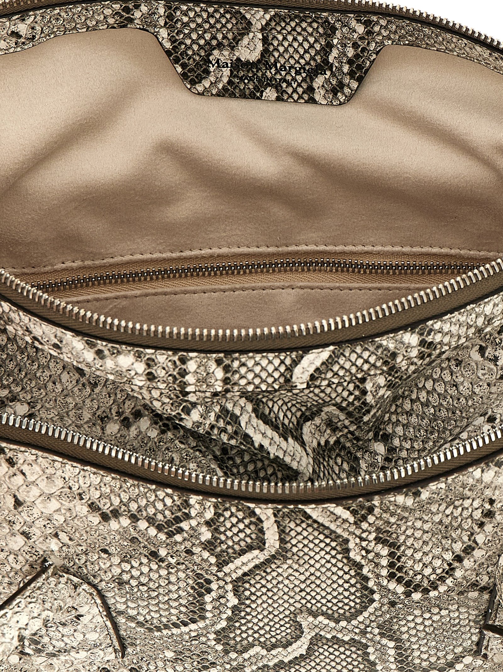 Maison Margiela White Goat Leather Shoulder Bag