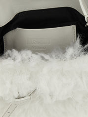 Moschino Ice White Leather Small Handbag