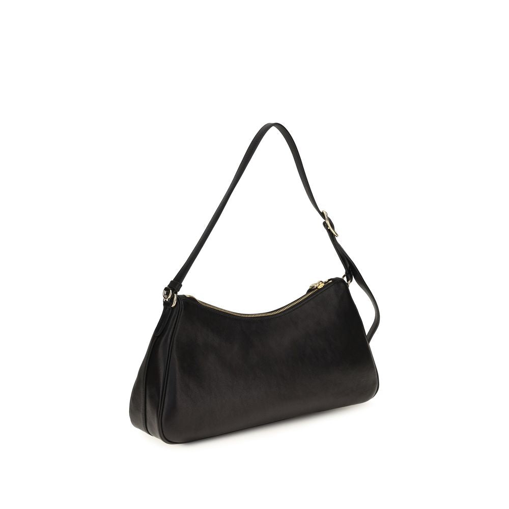 Prada Black Calf Leather Shoulder Bag