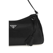 Prada Black Calf Leather Shoulder Bag