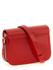 A.P.C. Red Cowhide Crossbody Bag
