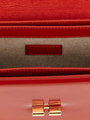 A.P.C. Red Cowhide Crossbody Bag