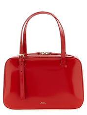 A.P.C. Red Cow Leather Handbag