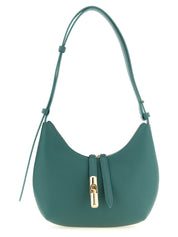 Furla Green Calfskin Shoulder Bag