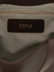 Furla Dark Brown Calfskin Tote Bag