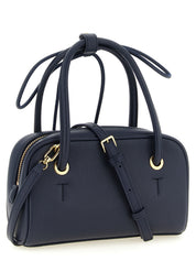 Furla Navy Blue Calfskin Handbag