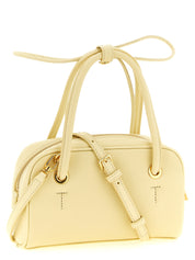 Furla Pastel Yellow Calfskin Mini Handbag