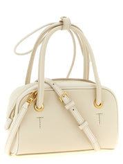 Furla Cream White Calfskin Handbag