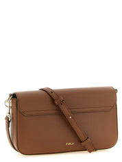 Furla Cognac Calfskin Crossbody Bag