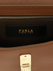 Furla Cognac Calfskin Crossbody Bag