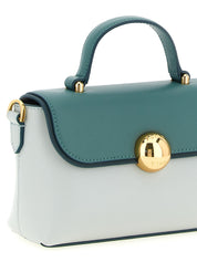 Furla Green Bicolor Calfskin Mignon Handbag