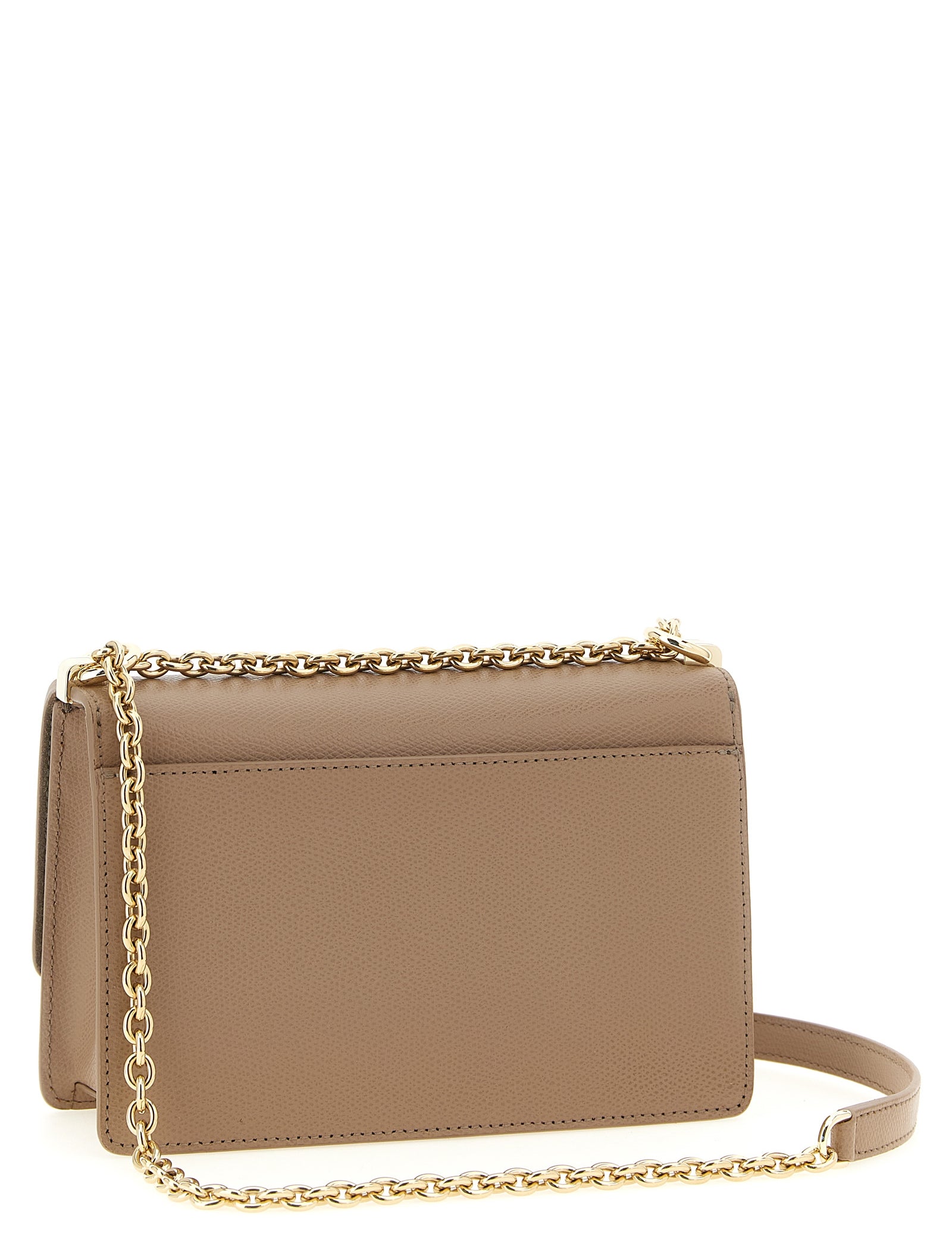 Furla Beige Calfskin Mini Crossbody Bag