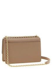Furla Beige Calfskin Mini Crossbody Bag