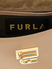 Furla Beige Calfskin Mini Crossbody Bag