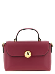 Furla Burgundy Calfskin Mignon Handbag