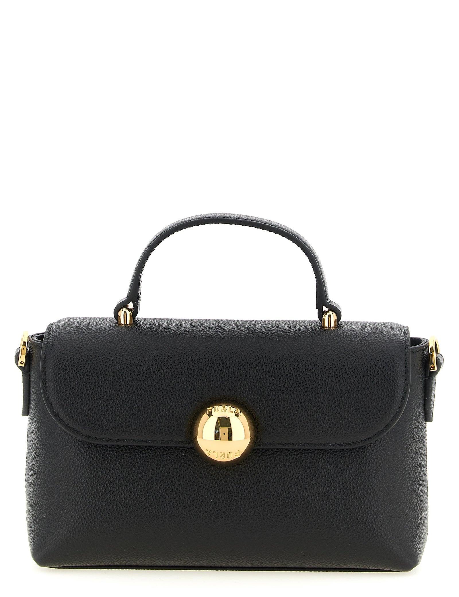 Furla Black Calfskin Handbag