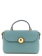 Furla Light Blue Calfskin Mignon Handbag