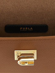 Furla Cognac Calfskin Mini Crossbody Bag