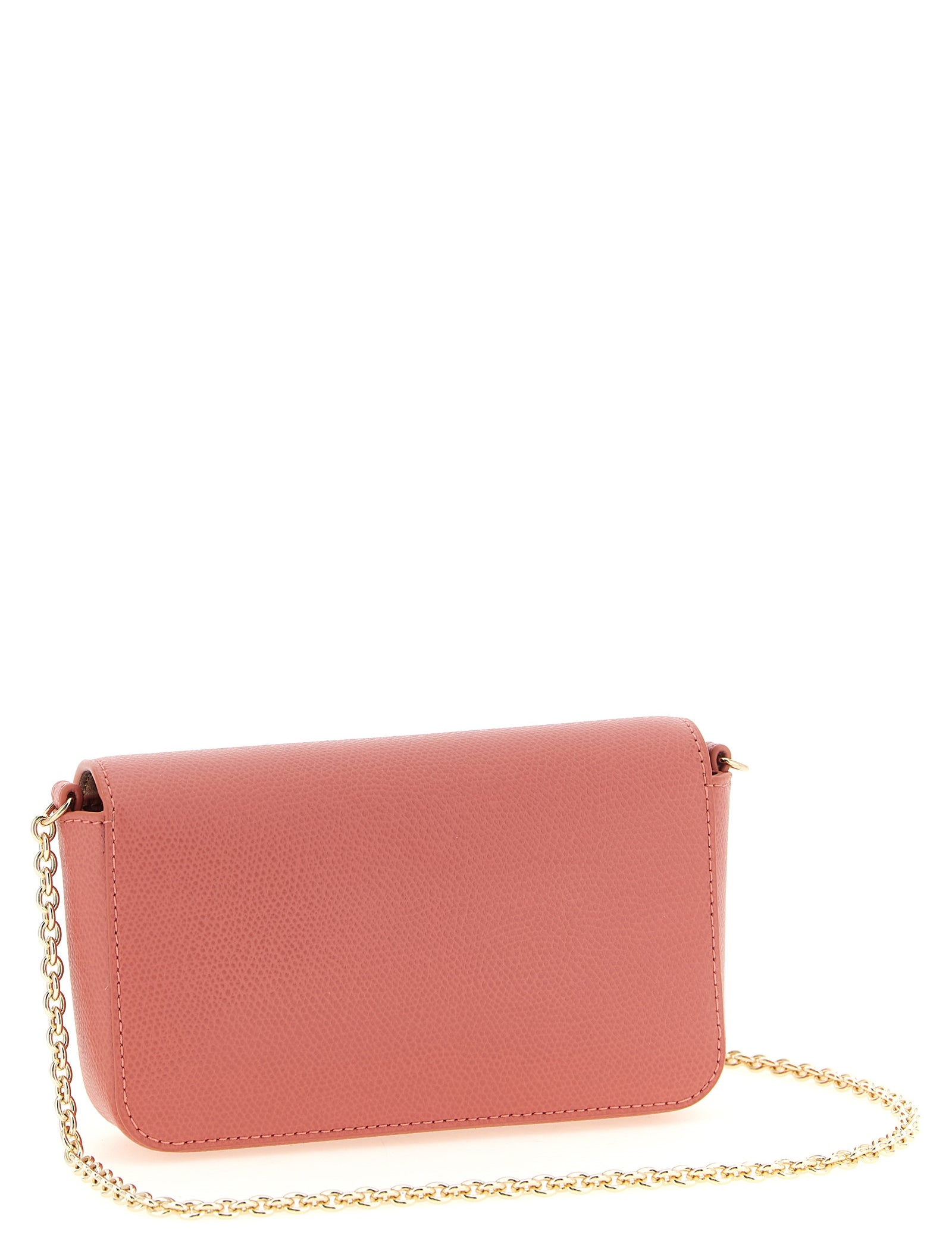 Furla Pink Calfskin Mini Crossbody Bag