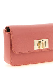 Furla Pink Calfskin Mini Crossbody Bag