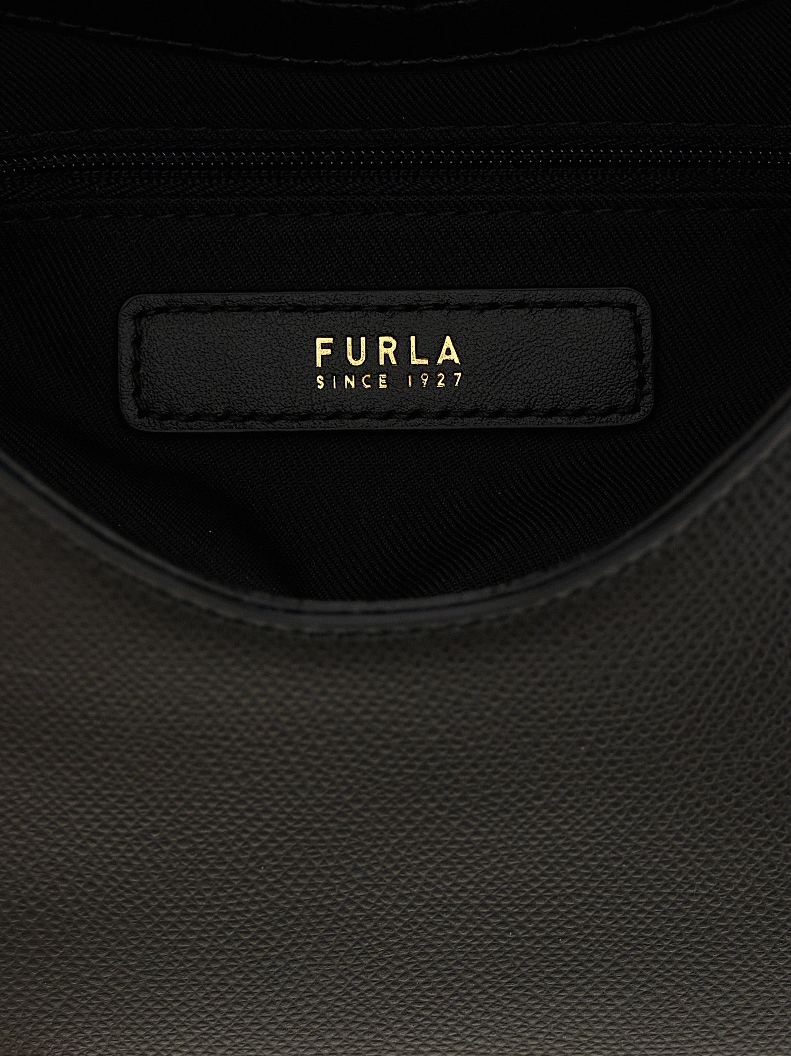 Furla Black Calfskin Mini Handbag