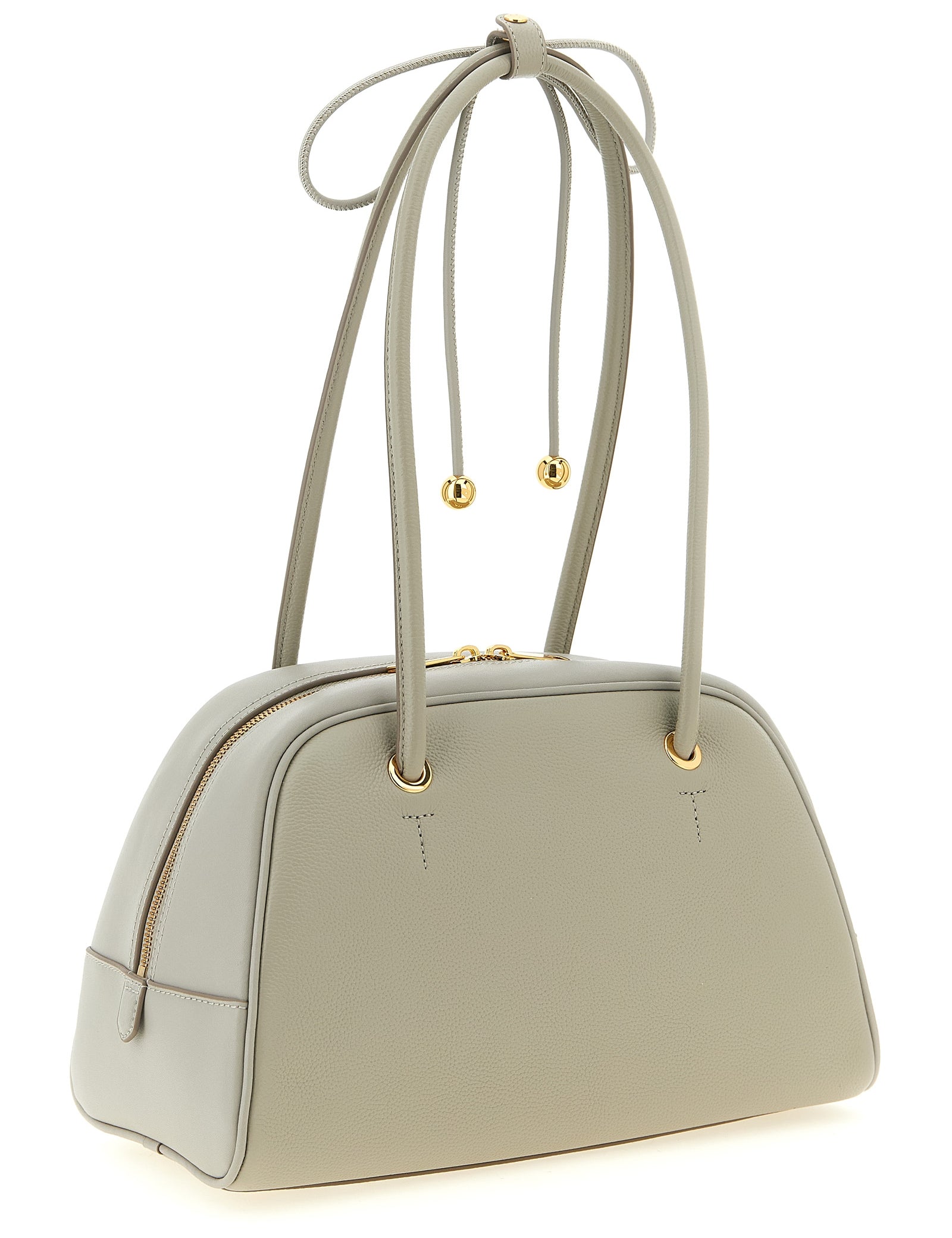 Furla Gray Calfskin Handbag