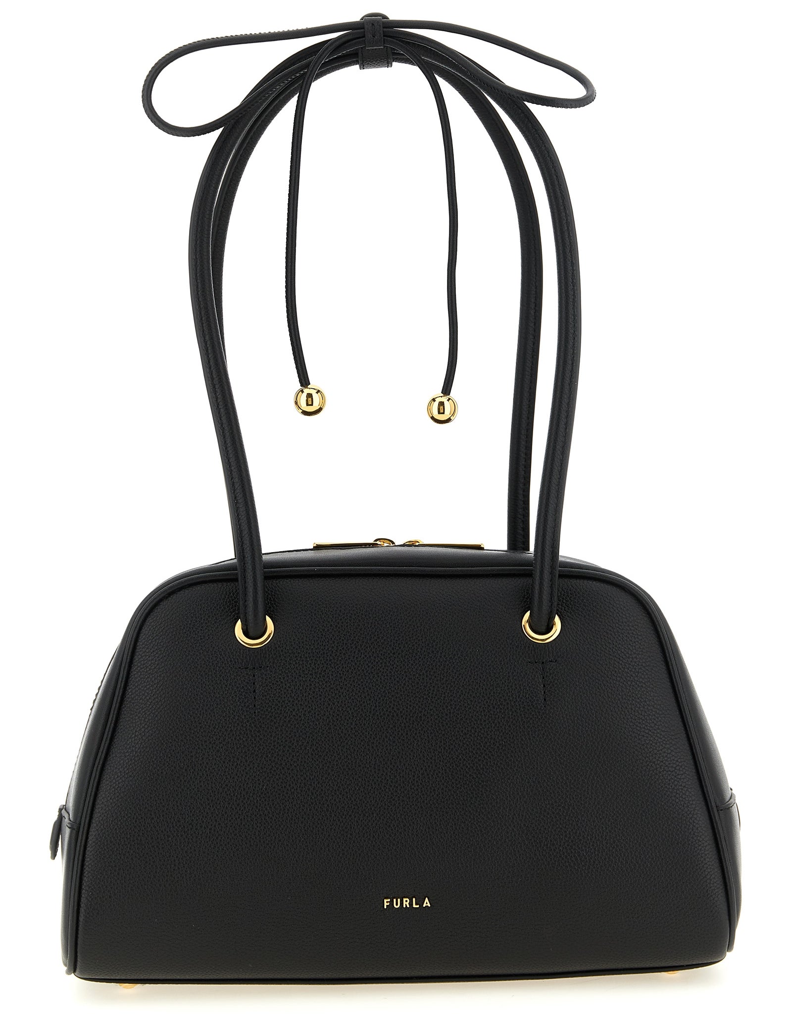 Furla Black Calfskin Handbag
