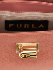 Furla Antique Pink Calfskin Mini Handbag