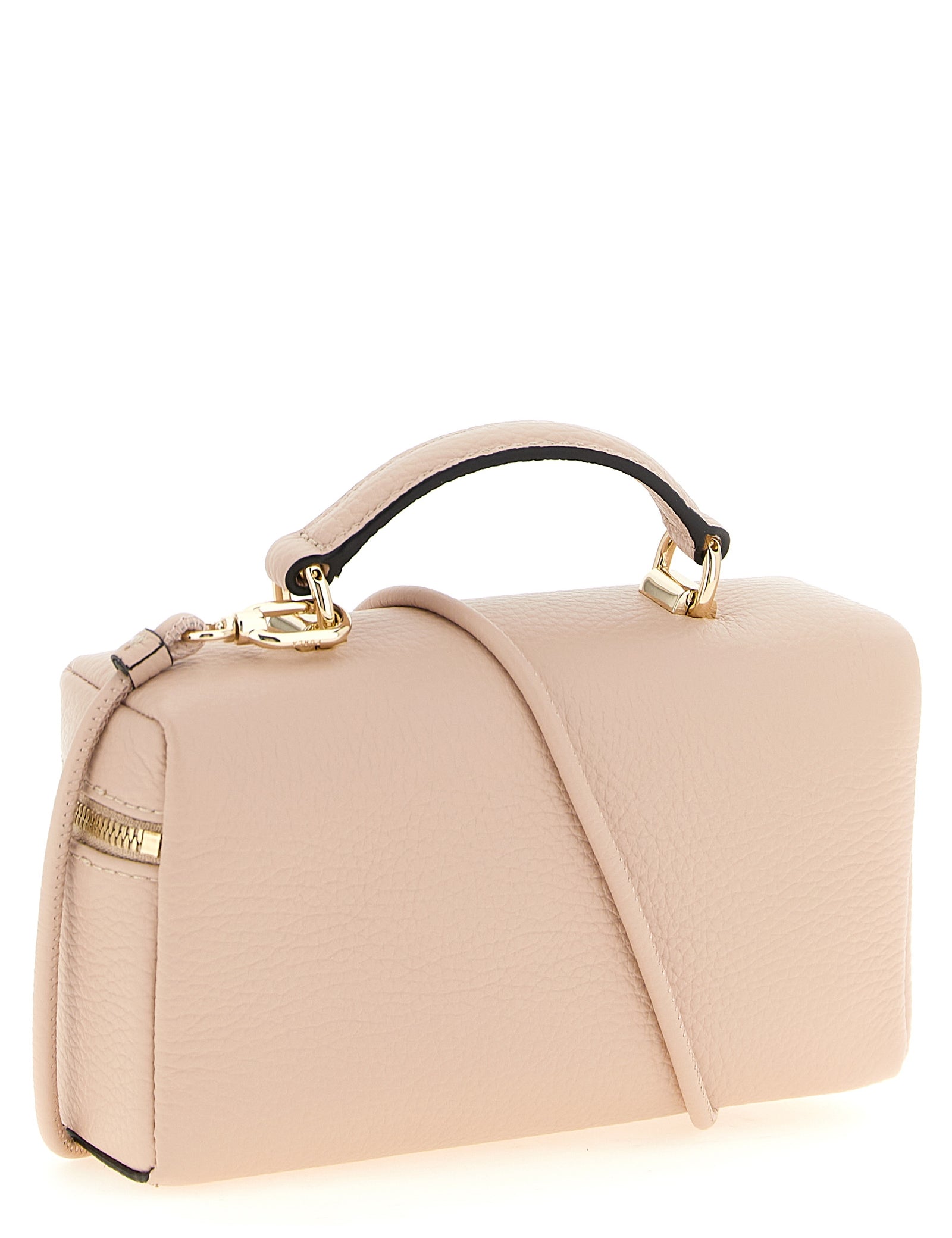Furla Powder Pink Calfskin Crossbody Bag