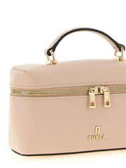Furla Powder Pink Calfskin Crossbody Bag