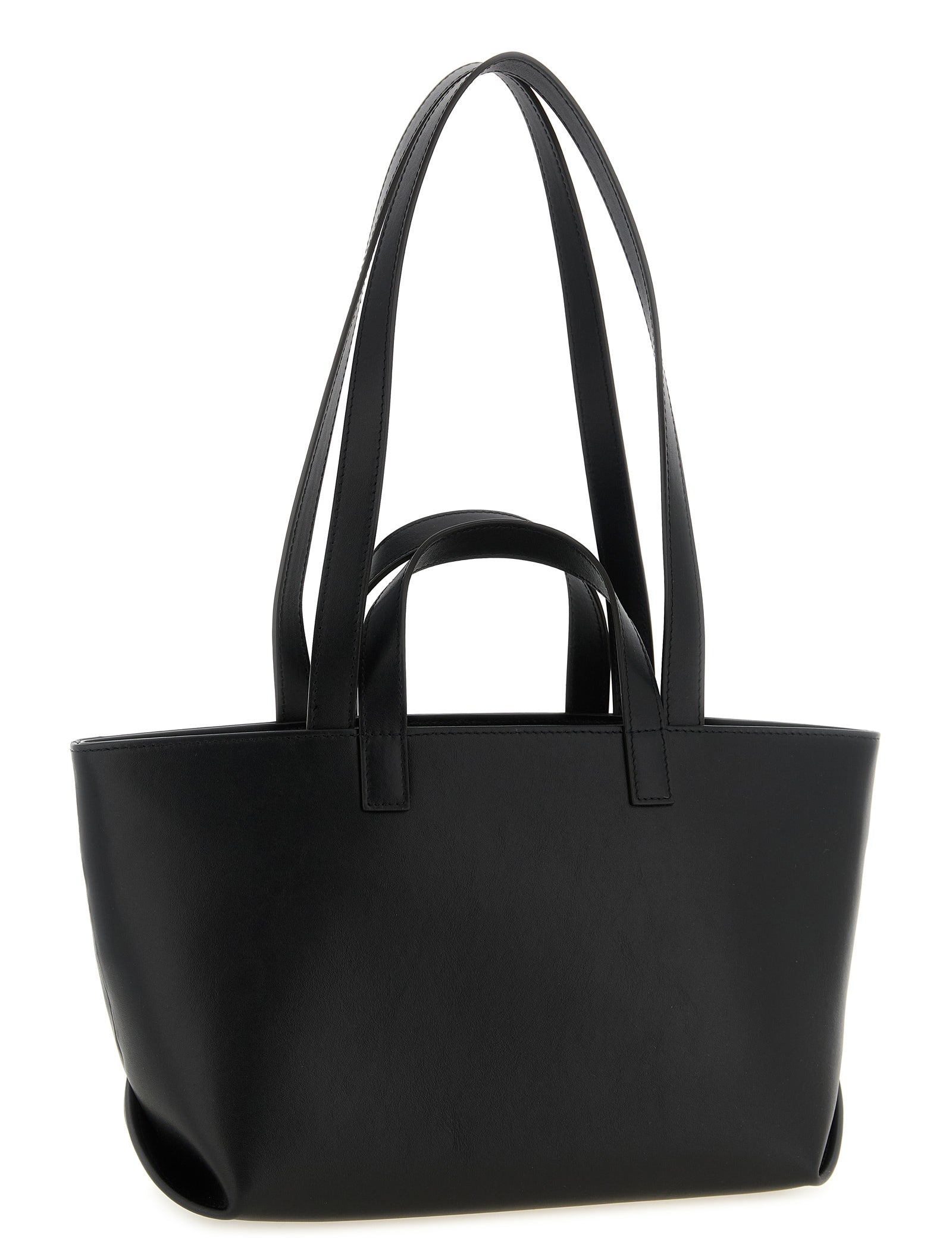 A.P.C. Black Cowhide Small Shopping Bag