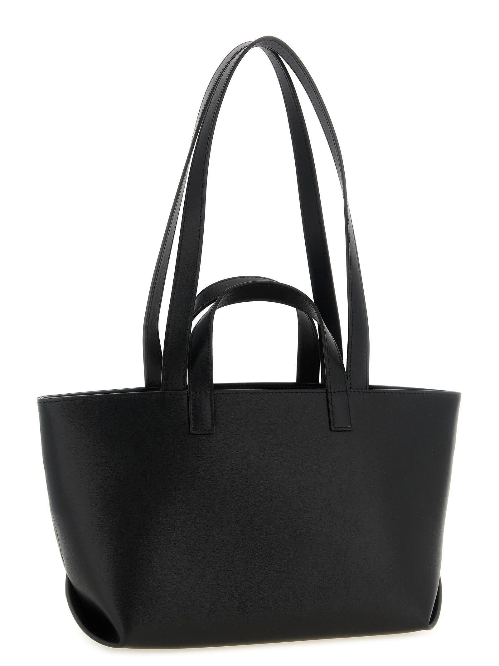 A.P.C. Black Cowhide Small Shopping Bag