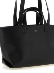 A.P.C. Black Cowhide Small Shopping Bag