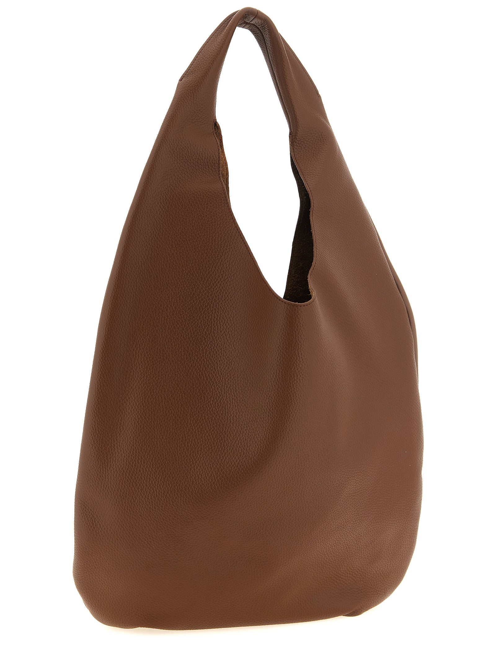 A.P.C. Hazelnut Hammered Cowhide Shoulder Bag