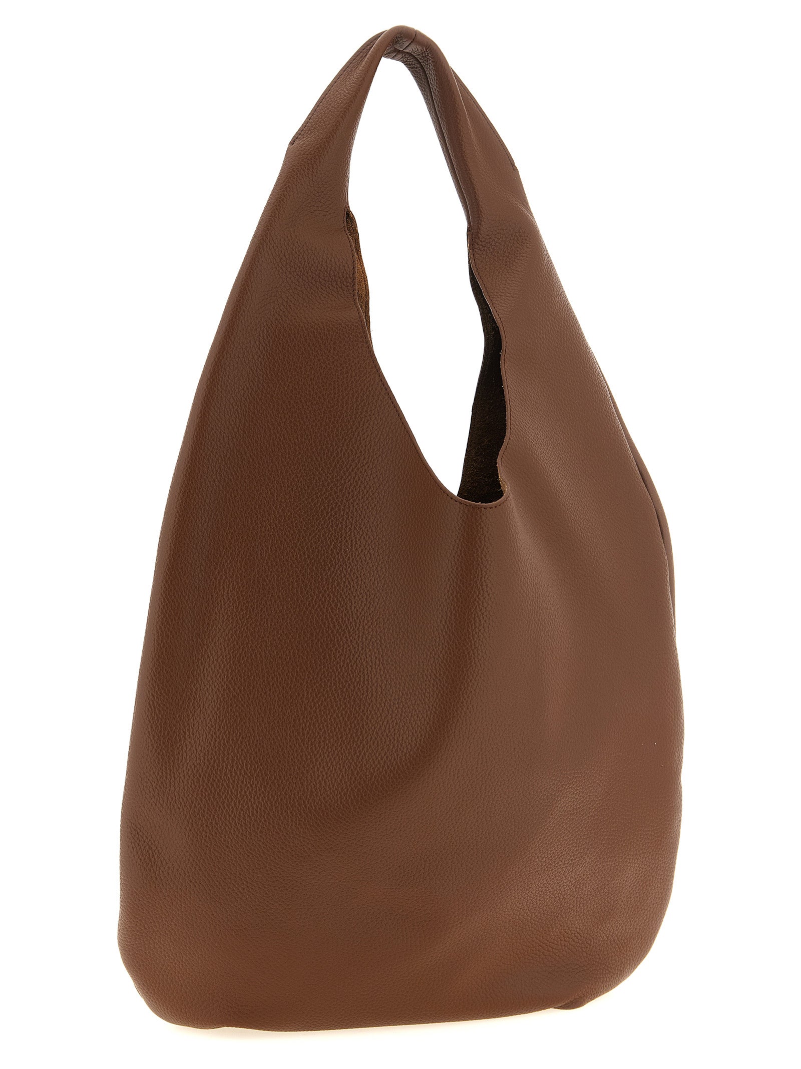 A.P.C. Hazelnut Hammered Cowhide Shoulder Bag