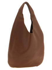 A.P.C. Hazelnut Hammered Cowhide Shoulder Bag
