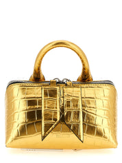 The Attico Gold Bovine Leather Mini Handbag