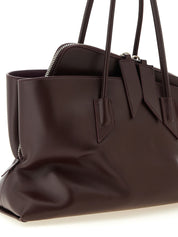 The Attico Purple Calf Leather Shoulder Bag