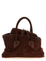 The Attico Brown Suede Mini Handbag