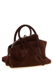The Attico Brown Suede Mini Handbag
