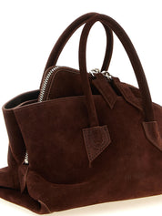 The Attico Brown Suede Mini Handbag