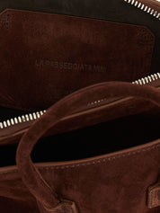 The Attico Brown Suede Mini Handbag