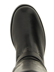 Jimmy Choo Black Leather Over The Knee Boots