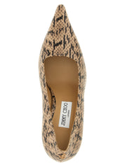 Jimmy Choo Brown Leather High Heel Pumps
