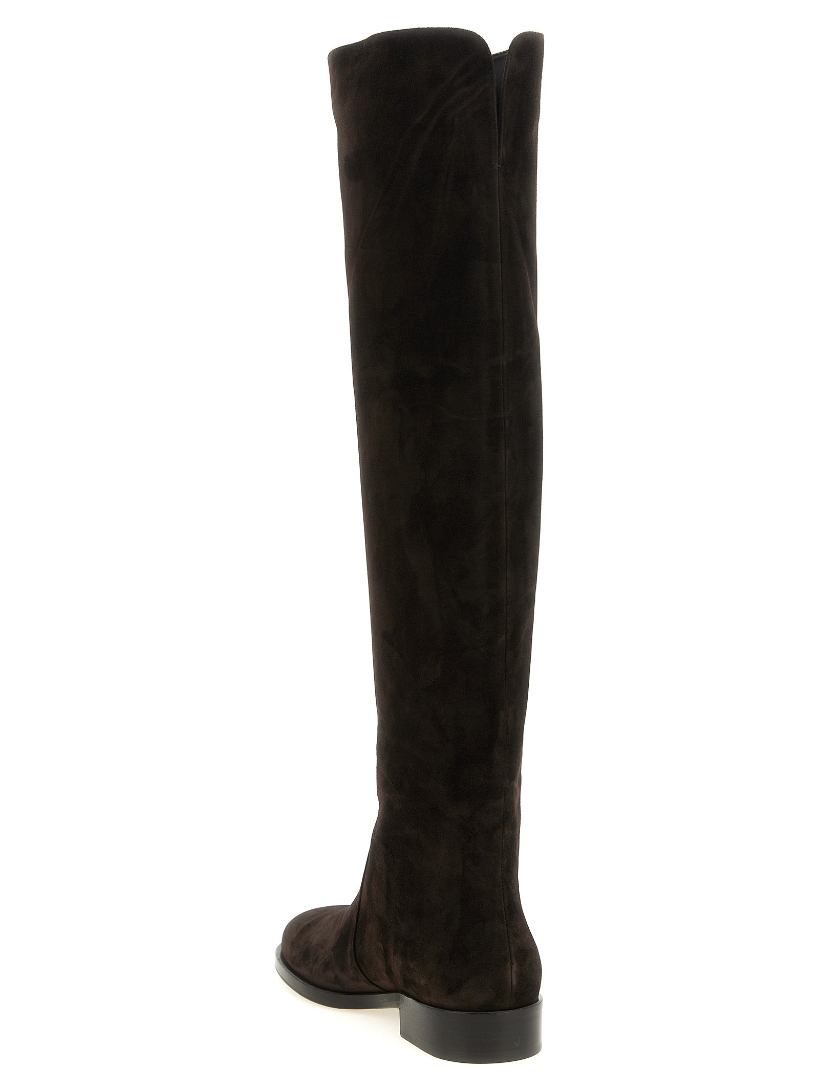 Gianvito Rossi Moka Suede Over The Knee Boots